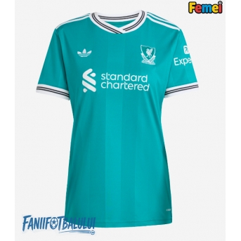 Liverpool Tricou Fotbal Replică 2025-26 Femei Treilea